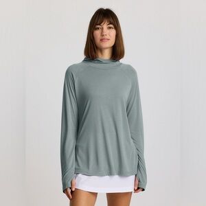Free Fly Women's Bamboo Lightweight Hoodie II Slate